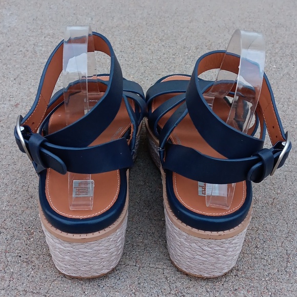 Fitflop Eloise Espadrille Platform Ankle Strap Sandals Womens Shoes 8 - Picture 4 of 8